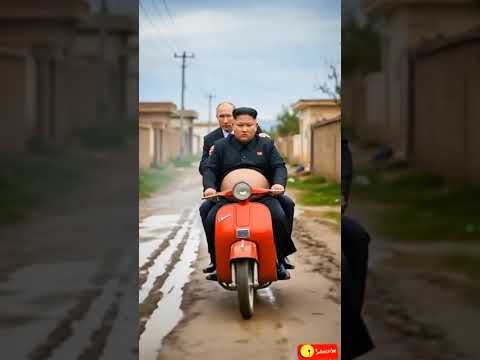kim jong un & putin funny short video #kimjongun  #ytshorts #shortfeed #shorts #putin #russia #viral