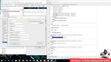 Como usar Formularios, Eventos y mandar Datos a un Fichero en Lazarus  - PARTE 3/4