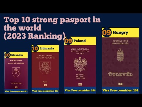 These are the world's most powerful passports, and the least, to hold in  2023