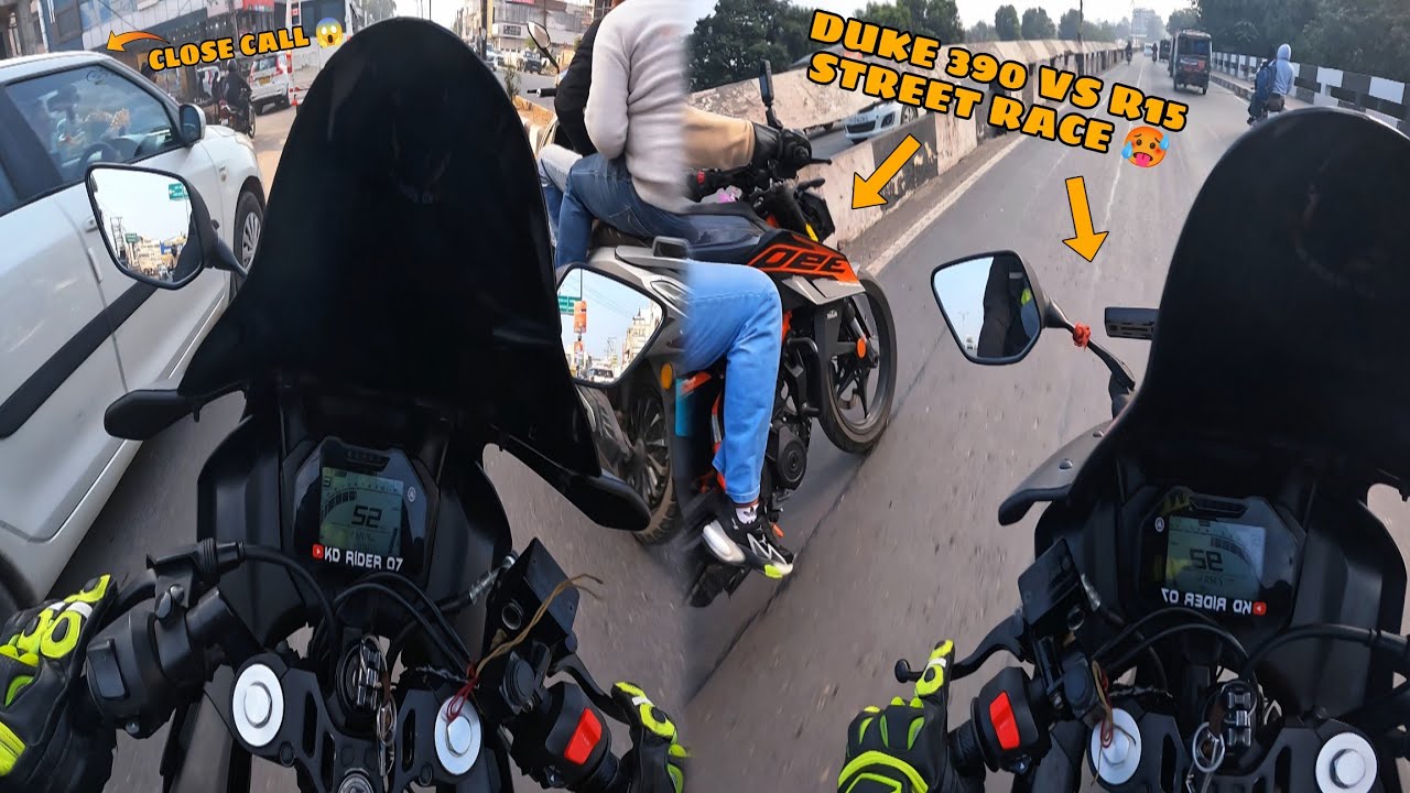 Crazy public reactions on duke 390 & R15 😱 cute girl shocking reactions 🤯 hyper ride 🥵 crazy scene 👀