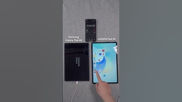 Comparison of startup speeds of tablets. #HONOR #HONORPadX9 #SamsungTabA8