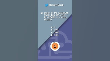 CCNA QUIZ // VLANs // #shorts