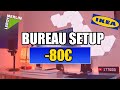 Bureau setup gaming a moins de 80 euros ikea  leroy merlin 