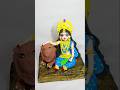 Bal roop🙏🏻Maa Durga making with Super clay 🌺#deeyaartgallery#diy#claywork#viral#shorts#diy#ytshort