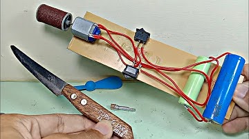 MULTIFUNCTIONAL ELECTRONIC CIRCUIT, MINI GRINDER, SCREWDRIVER, FAN IN ONE USING TAMIYA DYNAMO
