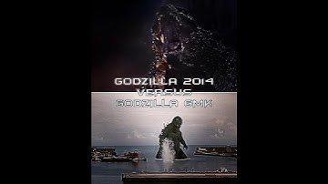 Godzilla (2014) vs Godzilla (gmk) #godzilla2014 #godzillamilenium #vsedit