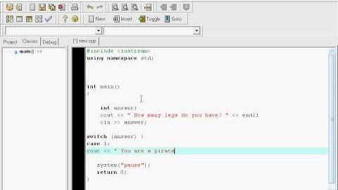 C++ Tutorial 12 (Switch Case)
