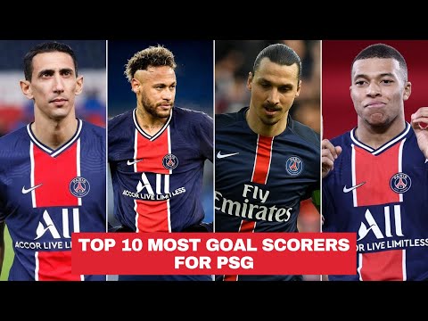 Top 10 Most Goal Scorers For Psg Paris Saint Germain All Time Goal Scorers Youtube