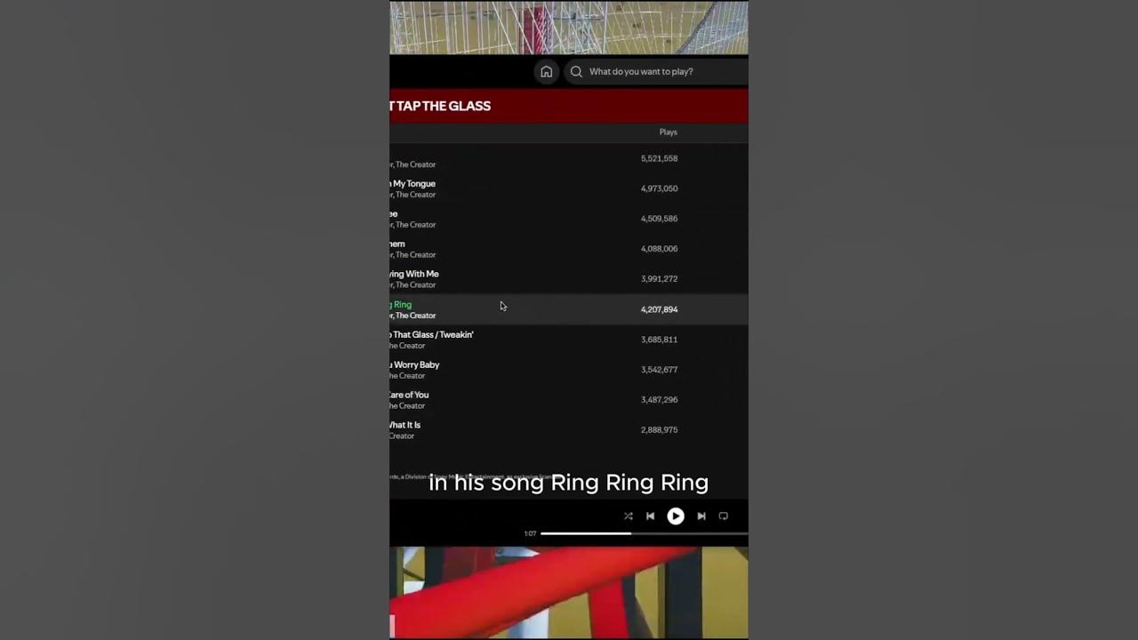 Tyler The Creator uses GET OUT SFX in his song "Ring Ring Ring"?!?! #tylerthecreator #music #shorts