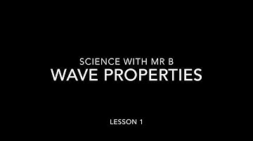 Waves, Lesson 1: Wave Properties