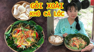 Cách Làm Gỏi Xoài khô Cá Lóc Cực Ngon / Mango salad and dried fish - Huỳnh Như Vlogs