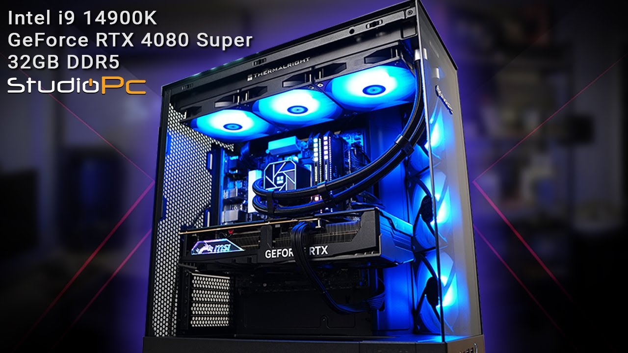 Gaming PC i9 14900K + GeForce RTX 4080 SUPER 👀 StudioPC - YouTube
