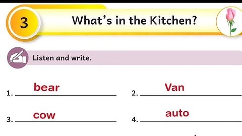 2nd std English workbook answers | 2nd English term 2 unit 3 workbook answers