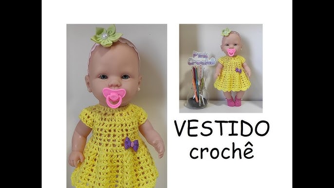 VESTIDOS DE CROCHÊ PARA BONECAS