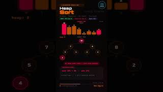 This Tree Sorts Your Array 🤯 | Heap Sort in 40 Seconds #dsa #codingshorts