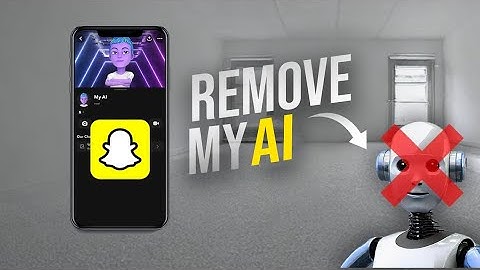 How to Remove MY AI on Snapchat |  Remove Snapchat My AI (2023)