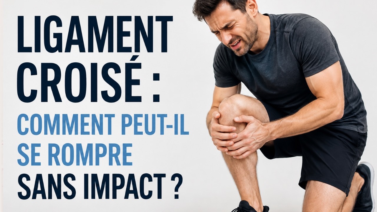 Ligament croisé antérieur : comment peut il se rompre sans impact?