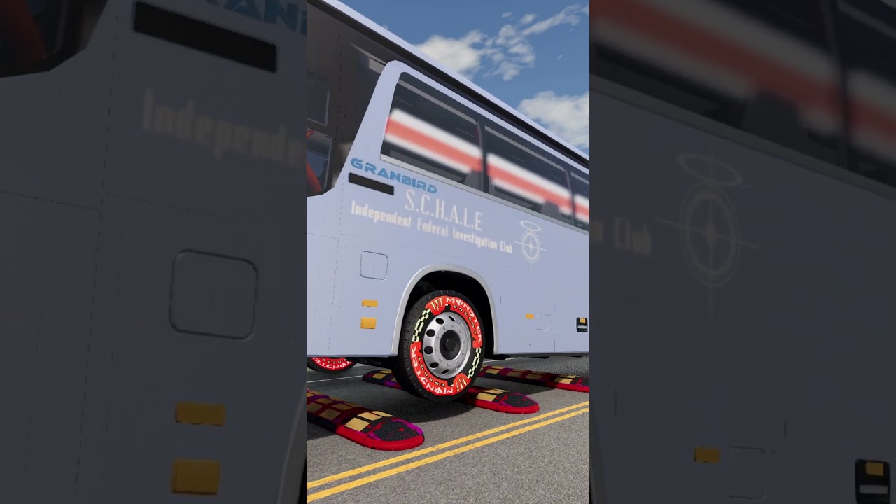 Colorful Cars vs Speed Bumps #81 | BeamNG.drive