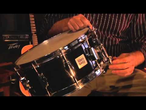 Fibes SFT 690 Late 1960's Acrylic Black Beauty Snare Drum