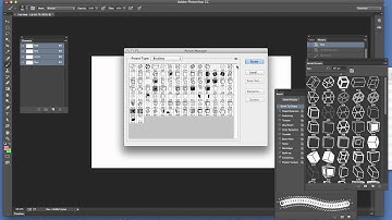 Photoshop brushes loading installing ABR files tutorial