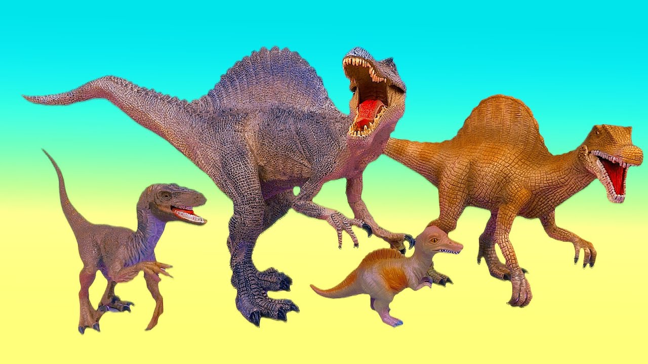 children's toys for 6 year olds Dinosaurs Spinosaurus Velociraptor 공룡 ไดโนเสาร์ Dinosaur Dino Raptor Collection SuperFunReviews