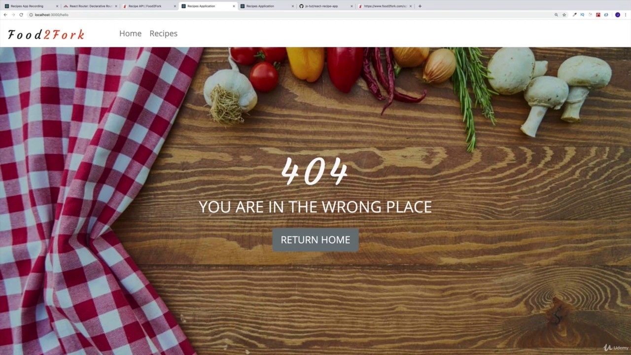 Create Food Recipe App using ReactJs with Ajax Search option - 11