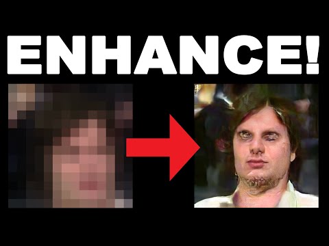 ENHANCE a 16x16 Pixel Resolution Video Basically Turns It Into a DeepFake of the Devil