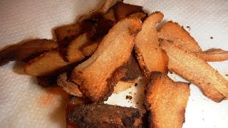 Шкварки Жареное сало Бекон | Bacon Pork rinds Fried fat