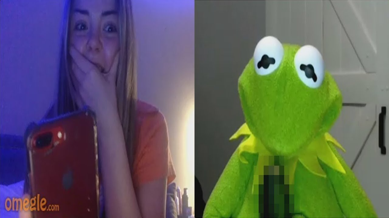 Kermit's showing off his BGC on Omegle