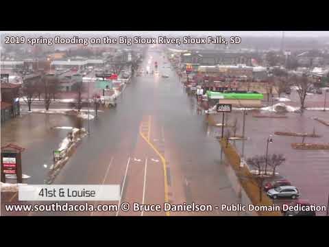 2019 spring flooding on the Big Sioux River