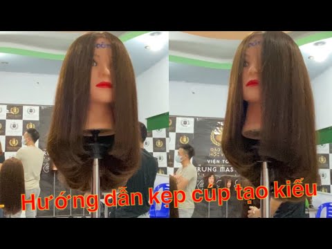 Hướng dẫn kẹp cúp tạo kiểu