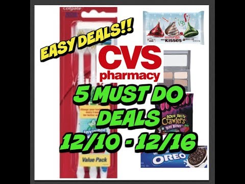 5 MUST DO CVS DEALS 12/10 -12/16 | HUGE MONEYMAKER & FREEBIES!!!