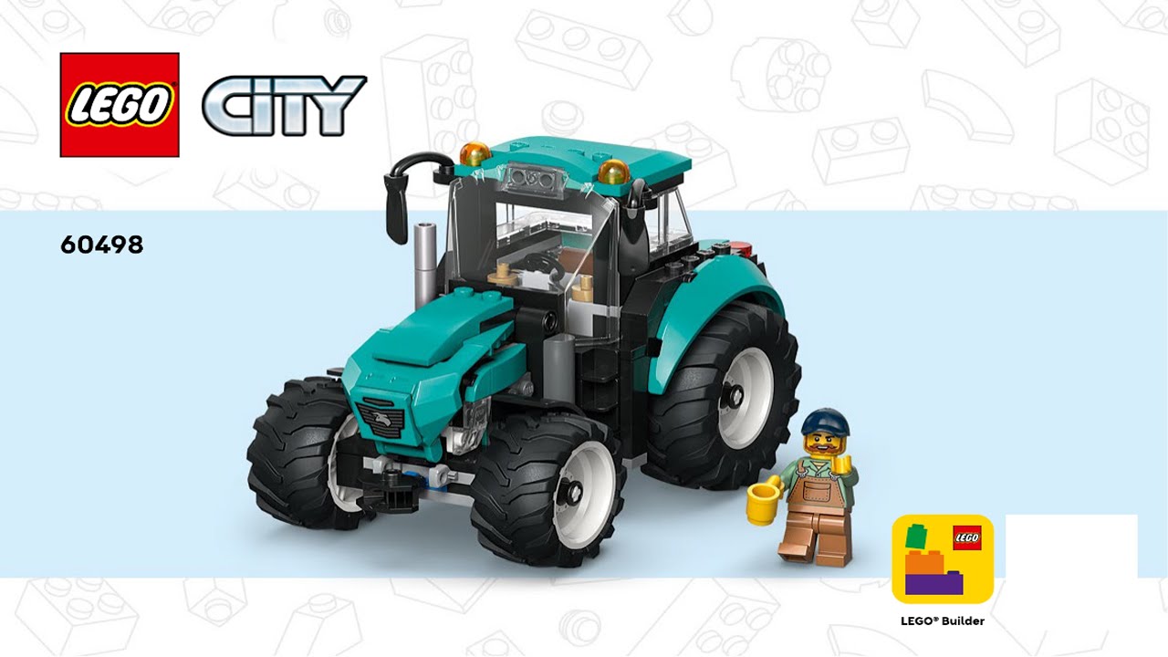 City - Tractor - Farm LEGO instructions