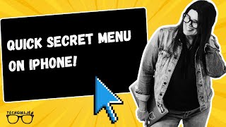 Quick SECRET MENU on iPhone!