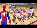 THE AMAZING DIGITAL CIRCUS &amp; SPIDER-MAN Join in Epic New Stunt Racing | GTA 5 MODS