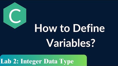 Defining Variables & Using Format Specifier in C | Robo CAD Coding