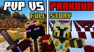 The FIRST War of PVP and PARKOUR CIVILIZATION [FULL MOVIE]