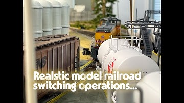 Realistic Model Railroad Operations in HO Sale | Switching KaMin Kaolin | My Sandersville Railroad