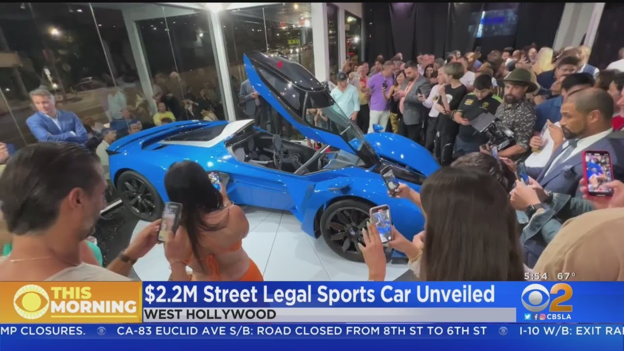 $2.2 million sports car unveiled in West Hollywood