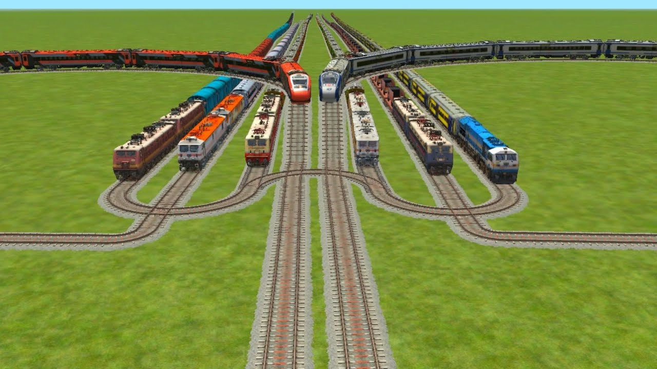 Vandhebhart express route daivrt over bridge crossing route Round ...