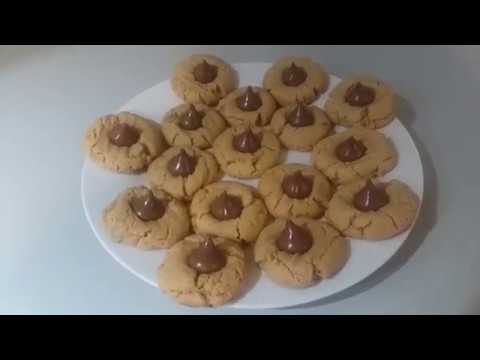 Peanut Butter Chocolate Kiss Cookies