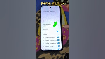 How To Adjust media sound in multiple apps Setting | POCO M6 Pro Adjust media sound in multiple apps