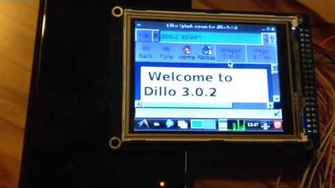Raspberry Pi mit 3,2" TFT LCD Touchscreen