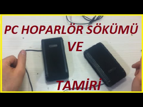 Hoparlör Sökümü Ve Tamiri Yaptık-PC Ses Sistemi Geri Dönüşüm