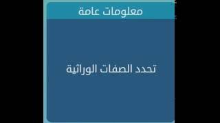 تحدد الصفات الوراثية من 5 حروف - لعبة وصلة