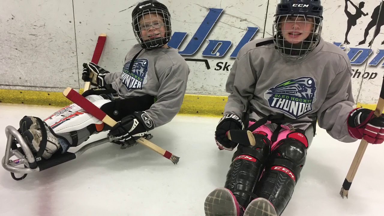 Thunder Sled Hockey YouTube