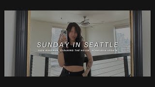cozy sunday in seattle — a lot of reflecting, achalasia update, &amp; making food at home