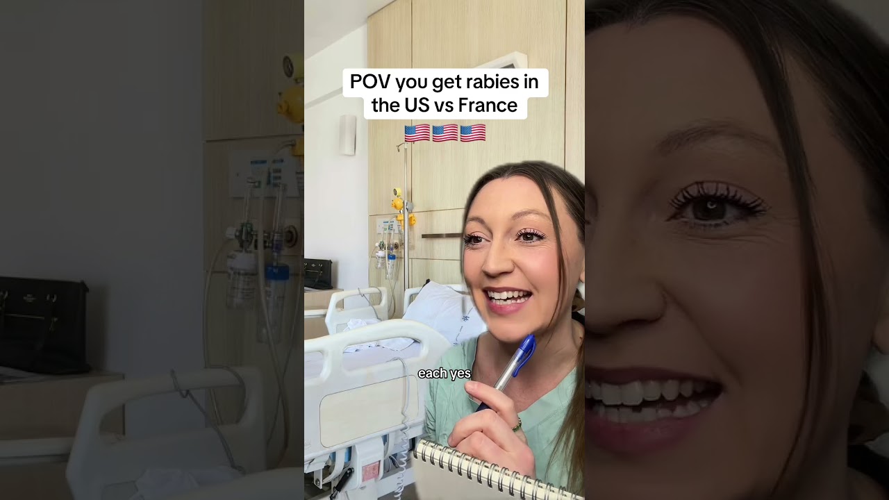POV you get rabies in the US vs France #france #french #usa #american #healthcare