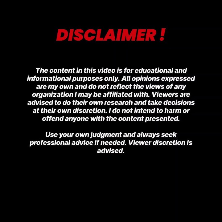 DISCLAIMER FOR YOUR VIDEO 📈 #shortvideos #disclaimer #explore #edit