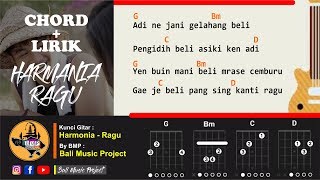 Harmonia Bali - Ragu || Cord Gitar + Lirik